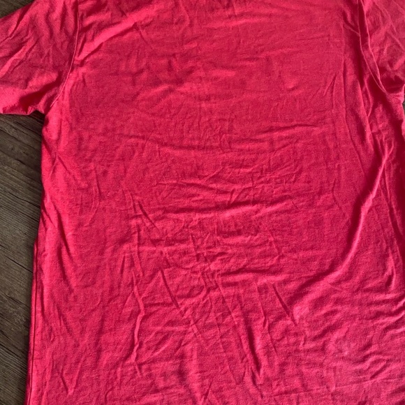 Red Men's T-Shirt Size L - Picture 2 of 7